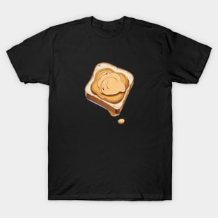 Peanut Butter Toast Kawaii Breakfast Yummy Vintage Sandwich T-Shirt